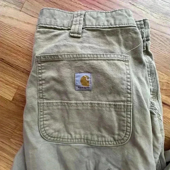 CARHARTT l Relaxed Fit Tan work casual utility jeans l SIZE 36X 30 - Picture 2 of 8